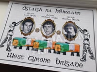 Image 1 of Strabane Three West Tyrone Brigade print A3.