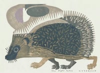Image 2 of Hedgehog canvas shopper