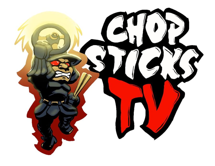 Image of ChopsticksTV Samurai Sticker