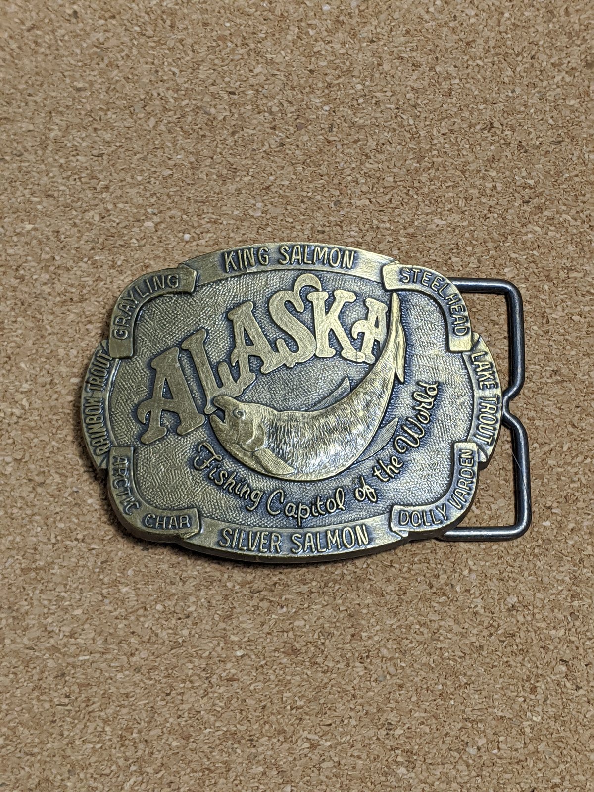 Image of Alaska Fishing Buckle.