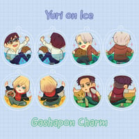 Yuri on Ice Gashapon Keychain