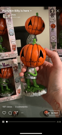 Pumpkin Billy resin figuren