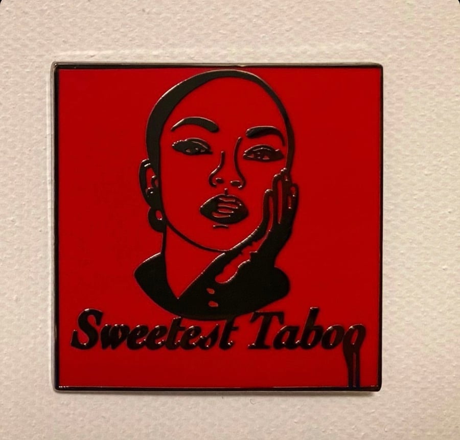Image of Sweetest Taboo - RED Lapel Pin