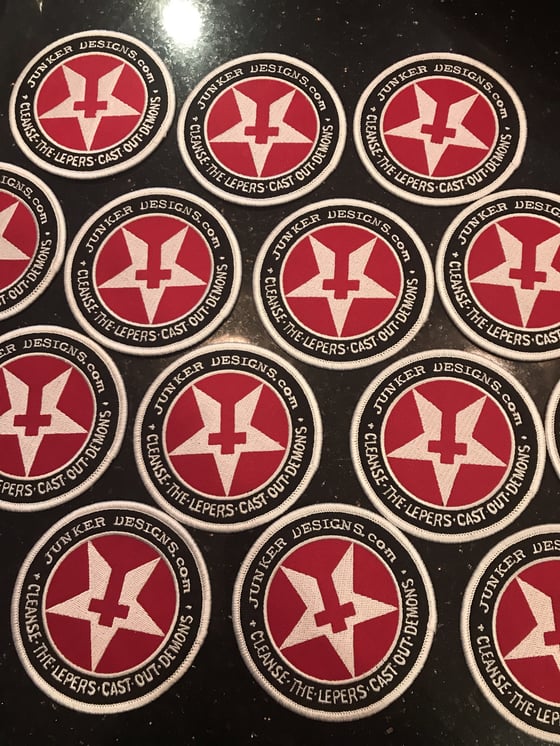 Image of Red / White HellStar Patch 
