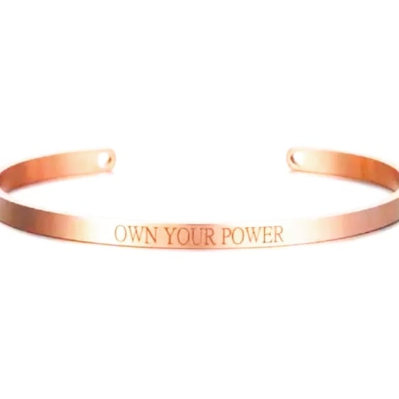 Image of Rose Gold "Own your power"