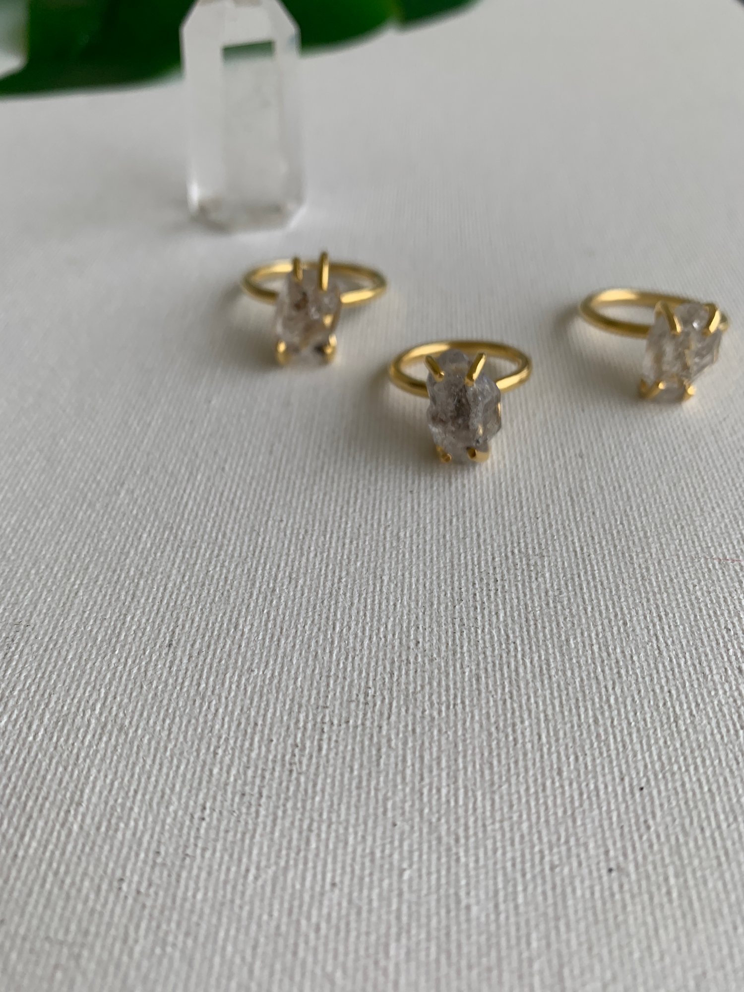 Image of HERKIMER LIGHT • Herkimer Diamond Ring