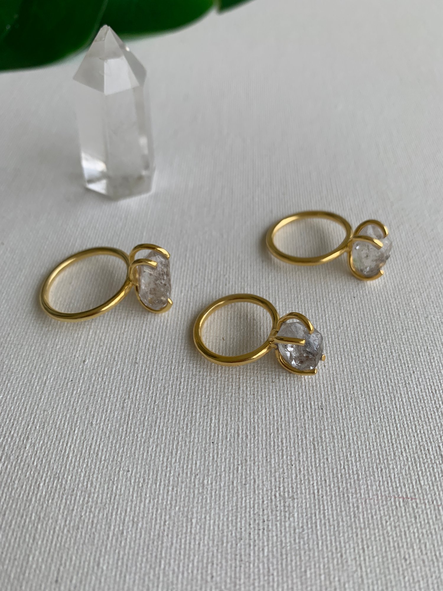 Image of HERKIMER LIGHT • Herkimer Diamond Ring