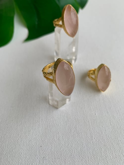 Image of ROSE SEED • Rose Quartz Ring