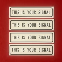 THIS IS YOUR SIGNAL Sticker pack. Free domestic shipping!