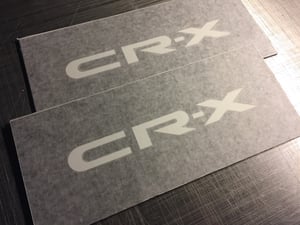 Image of CRX SHOWROOM PLATES (SET)