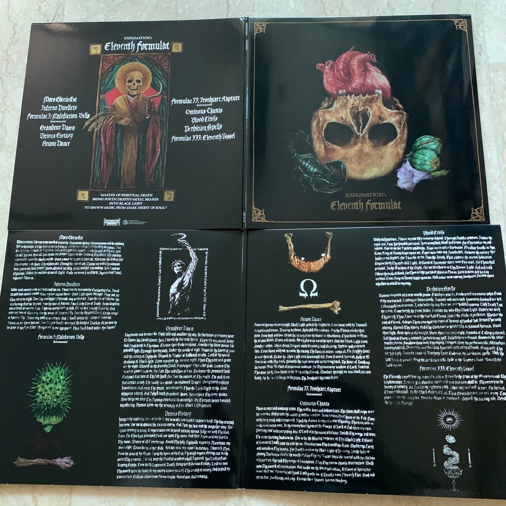 EXHUMATION "Eleventh Formulae" Gatefold LP