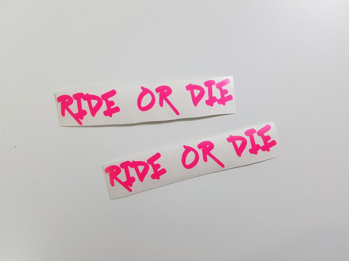 Image of RIDE OR DIE Sticker Pack 