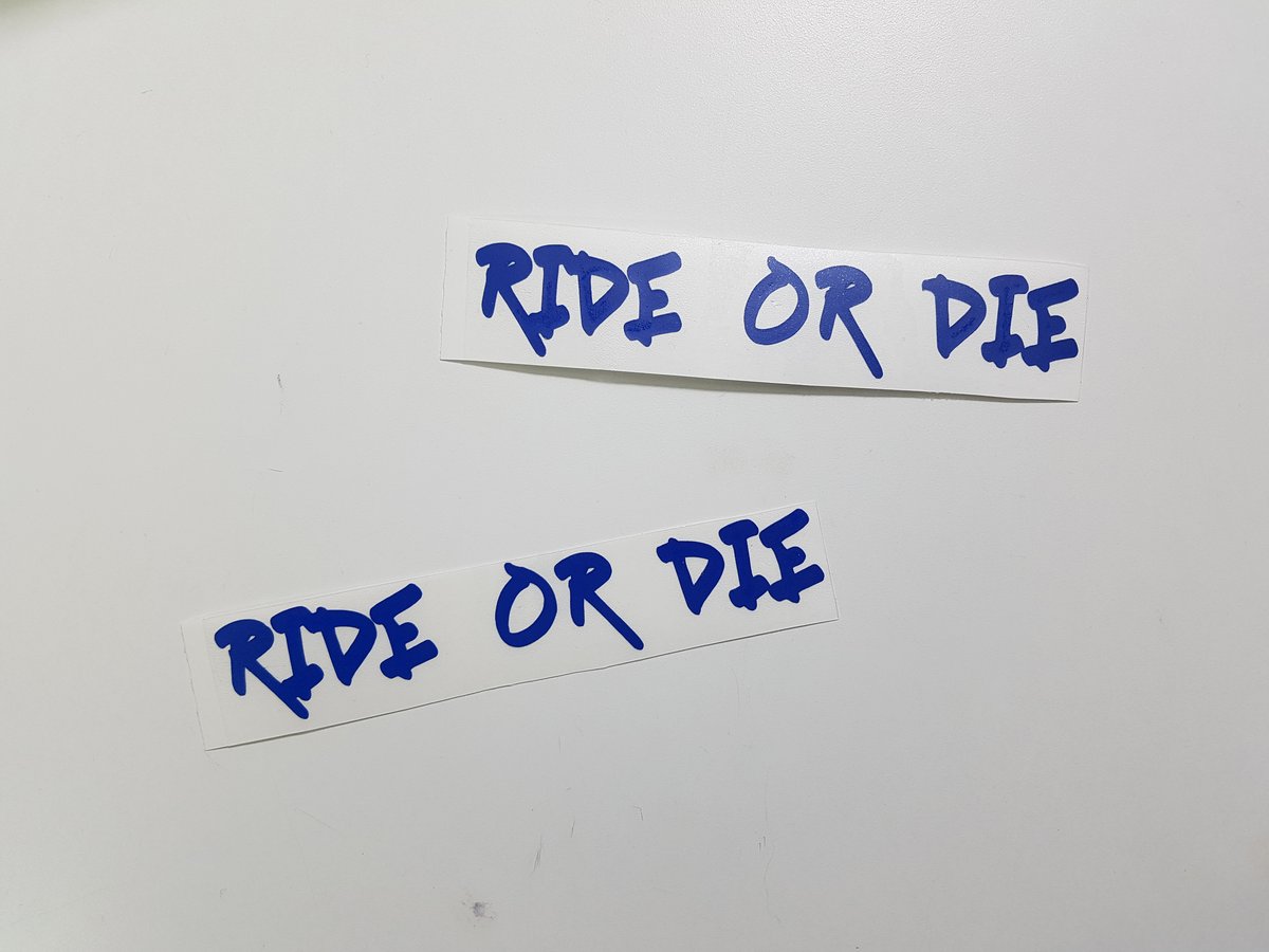 Image of RIDE OR DIE Sticker Pack 