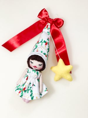 Image of ORNAMENT ELF ART DOLL #4