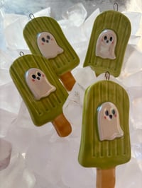 summerween green ghost lolly
