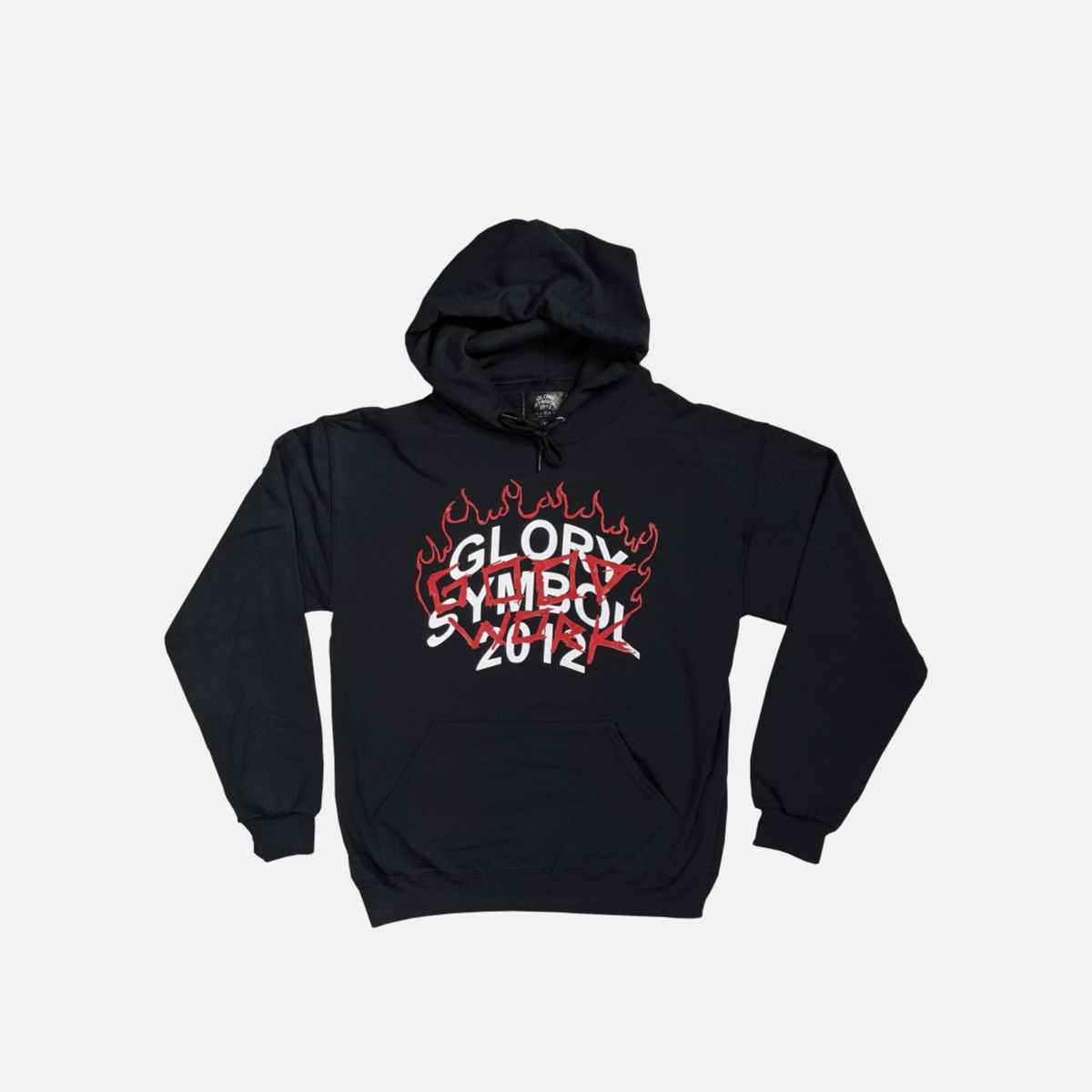 Image of GOOD WORK GLORY SYMBOL - BLACK PULLOVER