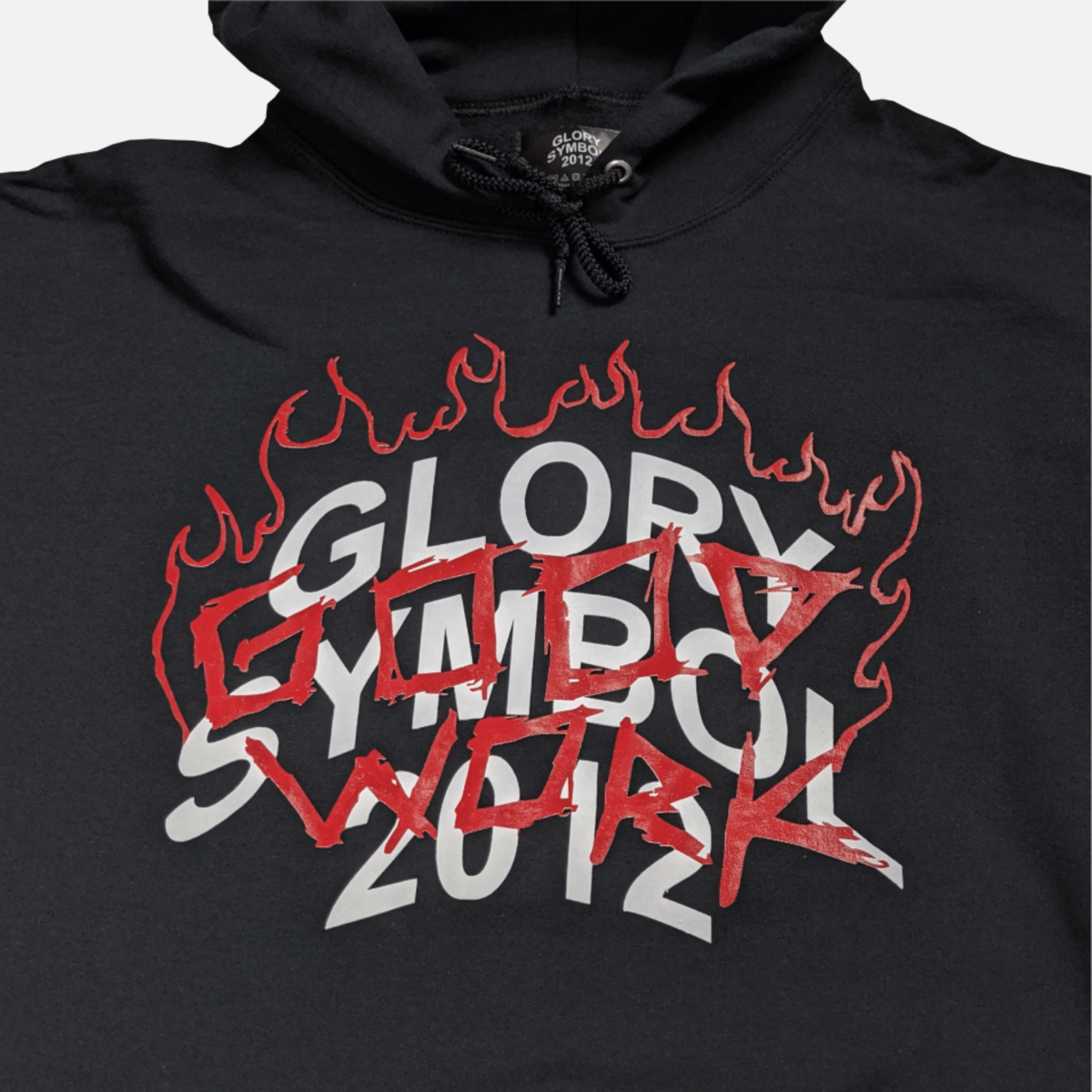 Image of GOOD WORK GLORY SYMBOL - BLACK PULLOVER