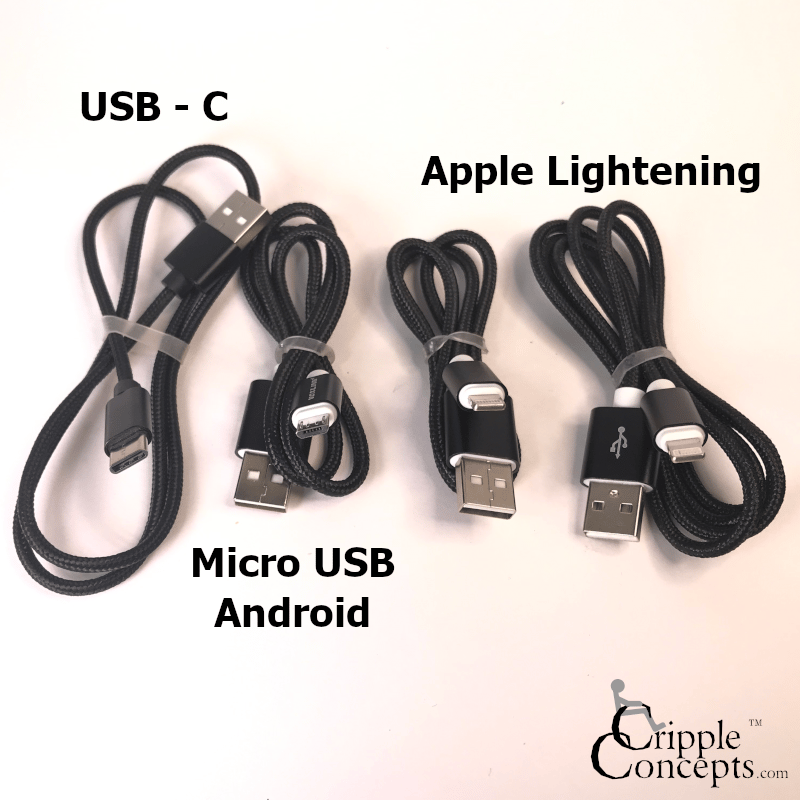 USB Phone Charger / Power Port for Power Wheelchairs | Cripple Concepts