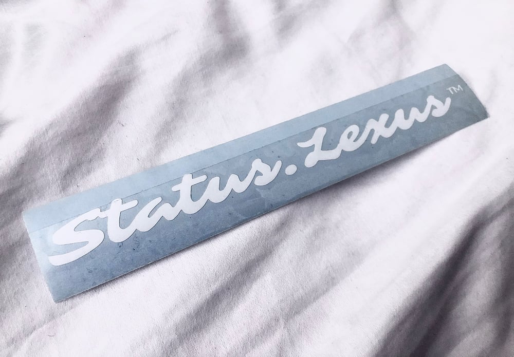 Status Lexus Orig. Vinyl Sticker