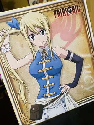 Image of Natsu x Lucy 2019 Fairy Tail Japan OFFICIAL Shikishi Boards