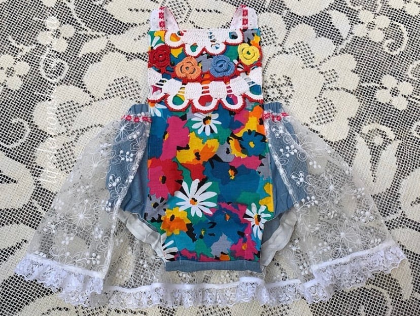 Image of Romper with half skirt - surprise