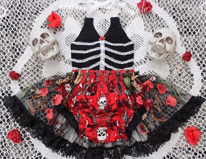 Image of Romper with half skirt - surprise