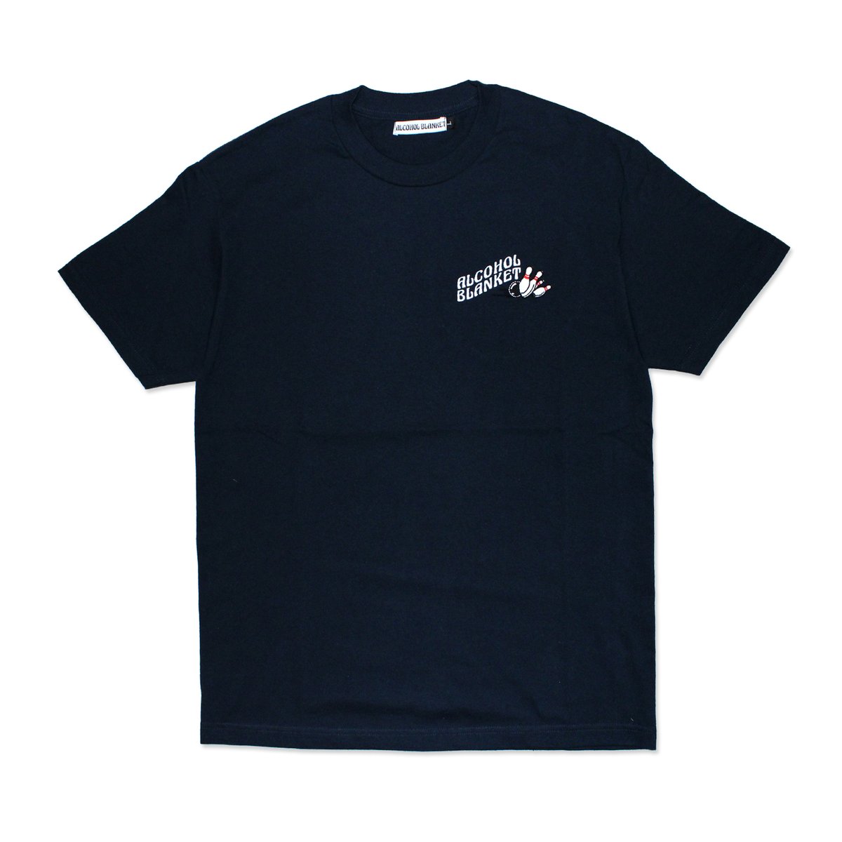 Bowling T-Shirt Navy | alcoholblanket
