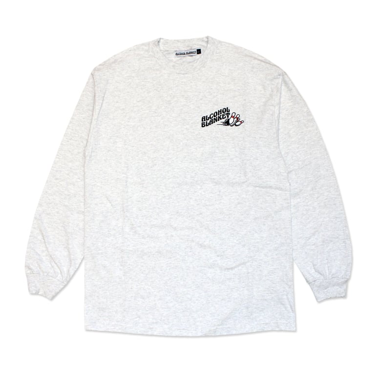 Image of Bowling LS T-Shirt Ash Grey