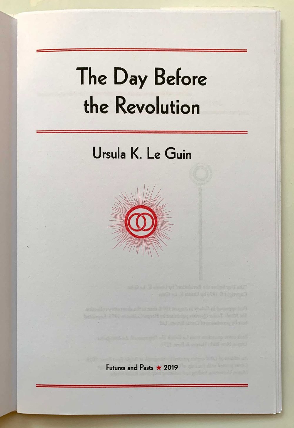 The Day Before The Revolution