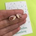 Image of Tiny Resin Hedgehog Earrings
