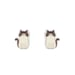 Image of Tiny Resin Cat Earrings