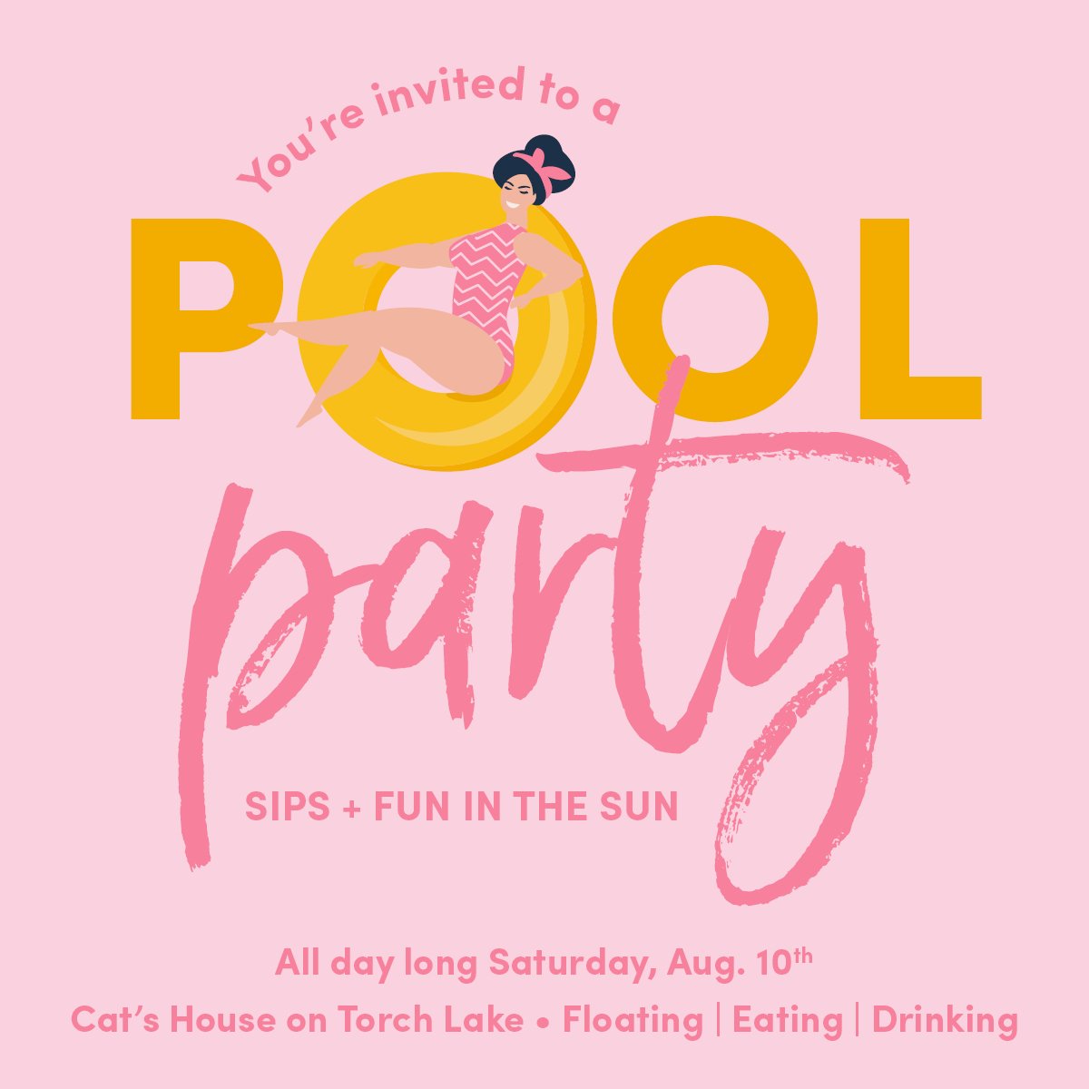 Pool Party Invite
