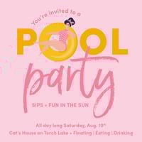 Pool Party Invite