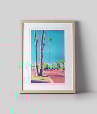 Image 2 of Palm Springs Parking Lot (risograph, A4)