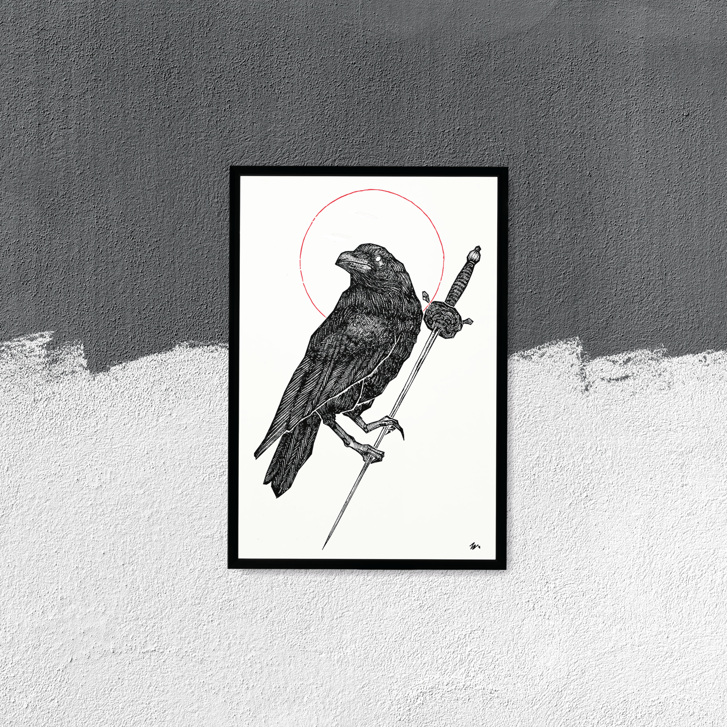 Image of "The Raven" 13"x19" Luster Paper Art Print