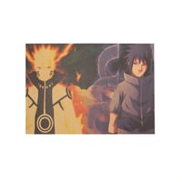 Naruto Shippuden vs Sasuke Uchiha Wallpaper Scroll Vintage Poster 51.5X36cm