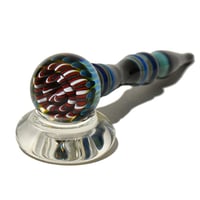Image 2 of Dabber with Implosion Marble with Stand