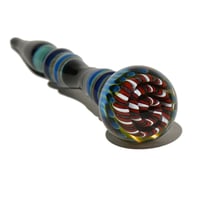 Image 1 of Dabber with Implosion Marble with Stand