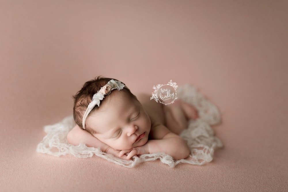 Image of Dolly knit beanbag backdrop in Blush