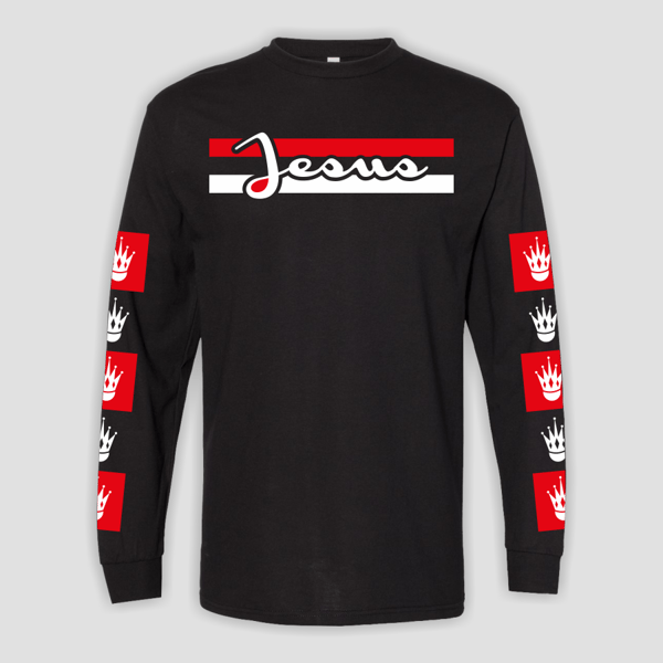 Image of Jesus - Long Sleeve in Black
