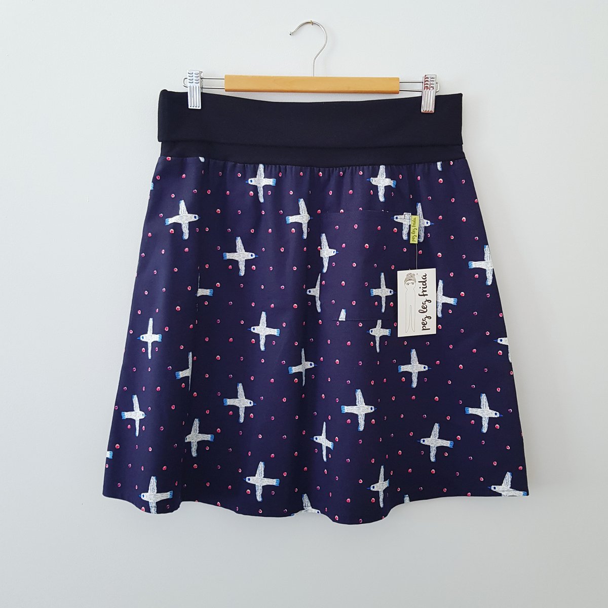 Image of Gus Skirt - Dusk Birds *LAST ONE SIZE M*