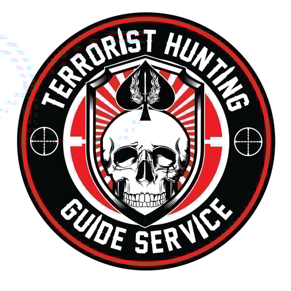 Image of Terrorist Hunting Guide Service 4" Decal