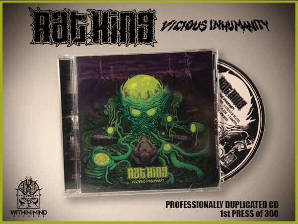 Image of Rat King - Vicious Inhumanity CD