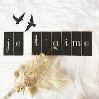 Image 3 of ALPHABET noir