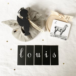 Image of ALPHABET noir