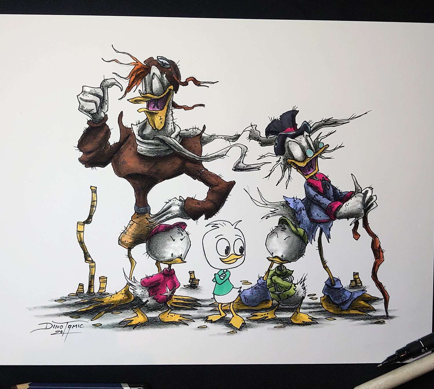 Image of #150 Duck tales Creepyfied