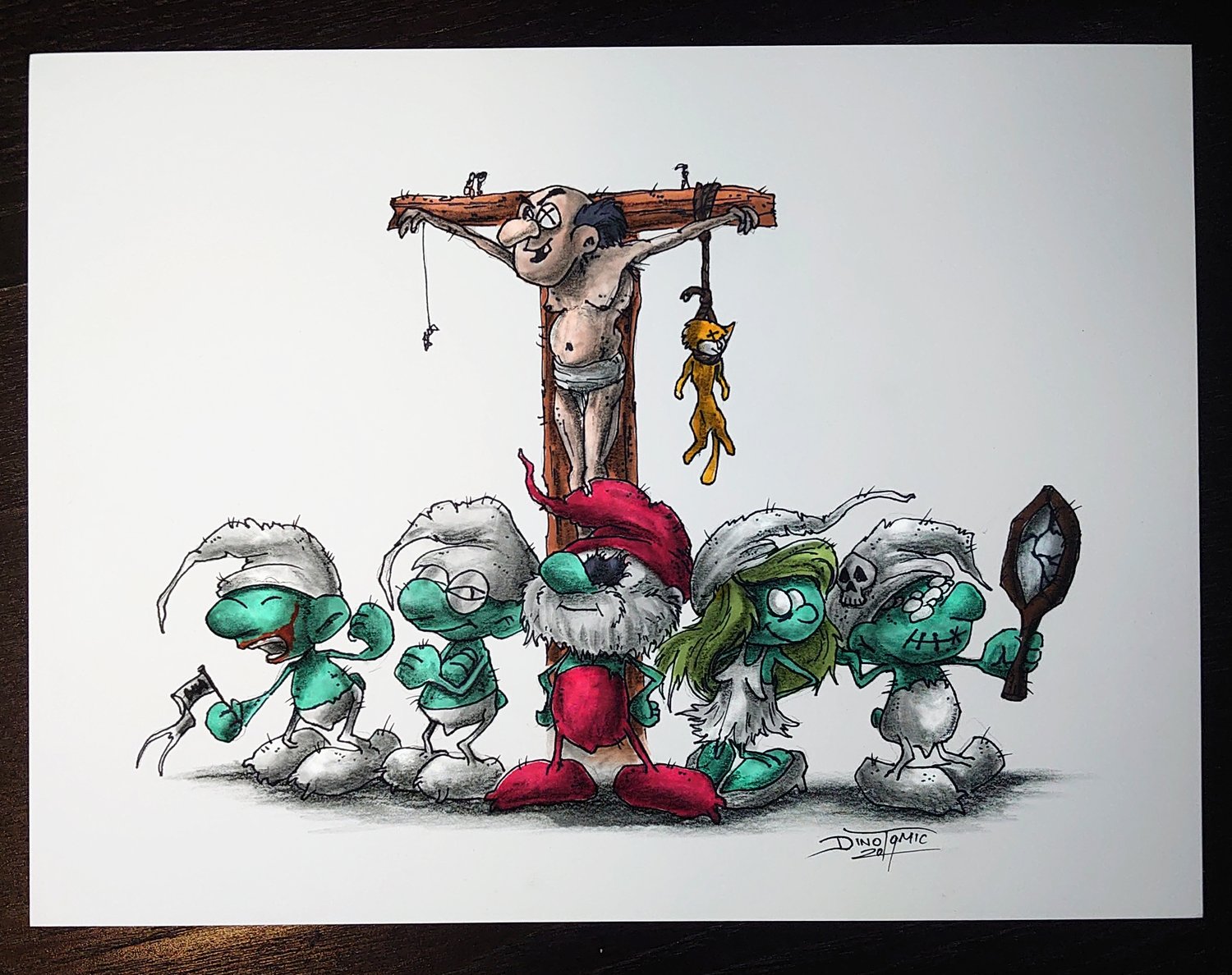 Image of #152 Smurfs Creepyfied