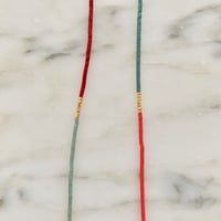 Sautoir 4 coloris - tomate