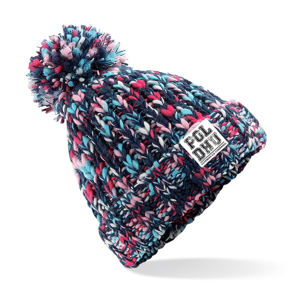 TWISTER BOBBLE HAT - CANDY