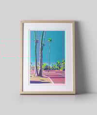 Image 3 of Palm Springs Parking Lot (giclee print, A4)